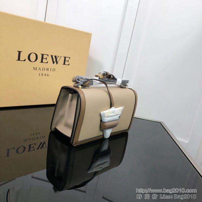 LOEWE羅意威 Barcelona 荔枝紋三角包 小牛皮肩背斜挎包 雜誌爆款 0158荔枝紋  jdl1217